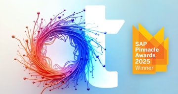 OT logo with spark and SAP Pinnacle Awards Winner 2025 badge